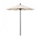 California Umbrella 7.5' Black Aluminum Market Patio Umbrella, Pacifica Canvas 194061335031 - alternate 1